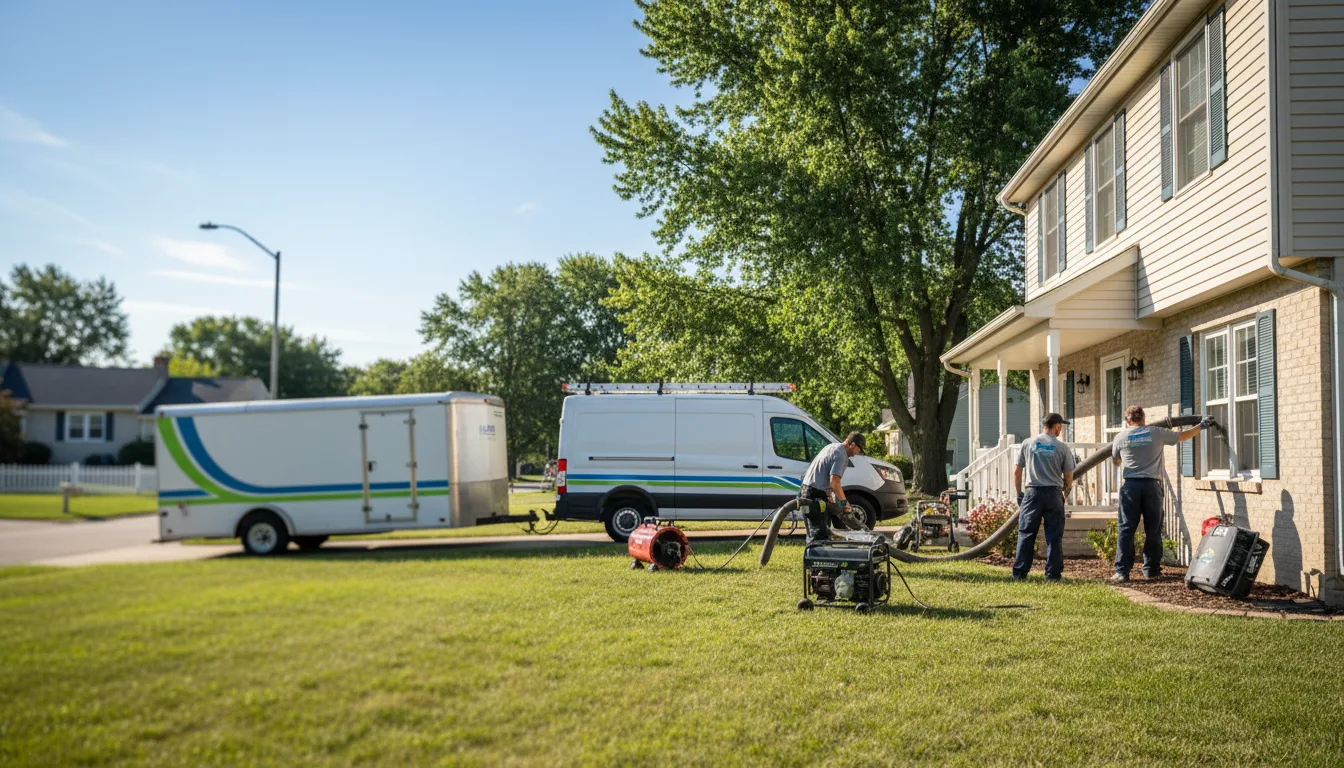 Flooded Basement Restoration And Cleanup With Repair in Beaver, OH near me